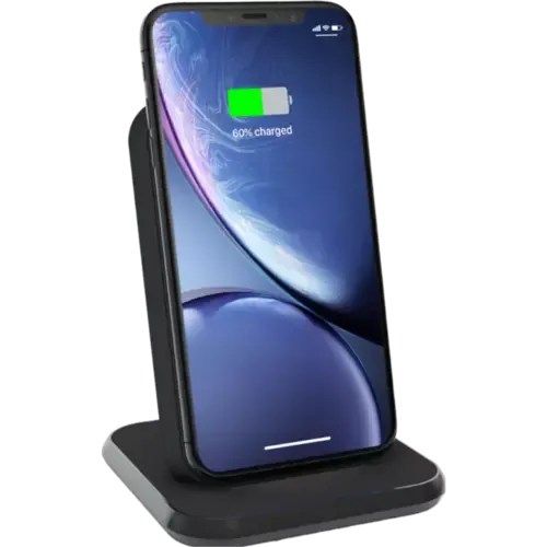Zens Aluminium Stand Fast Wireless Charger incl. 18 W USB PD Schwarz