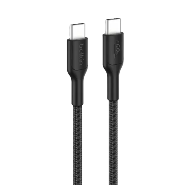 Belkin USB-C-/USB-C-Kabel (60 W) für die Nintendo Switch 2 Schwarz