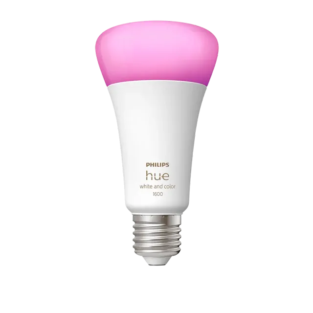 Philips Hue White & Col. Amb. E27 Einzelpack 100W Weiß