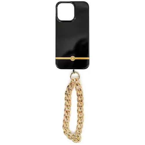 Peter Jäckel Design Back Cover Noir & Gold Chain Apple iPhone XR Schwarz