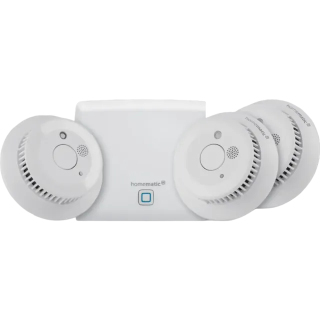 Homematic IP Starter Set Rauchwarnmelder Weiß