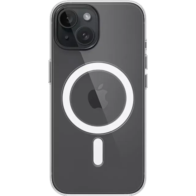 Apple Clear Case iPhone 15 mit MagSafe Transparent