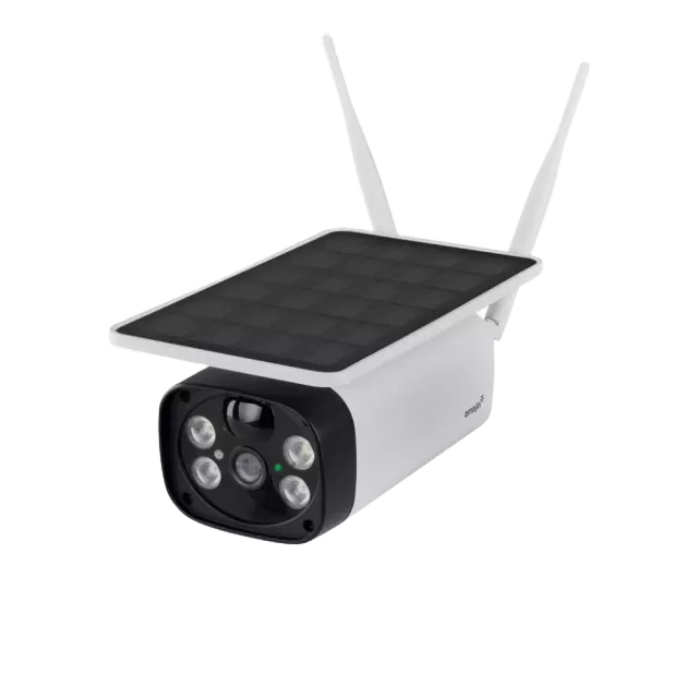 Netatmo Solarbetriebene Überwachungskamera mit Alarmsirene Weiß