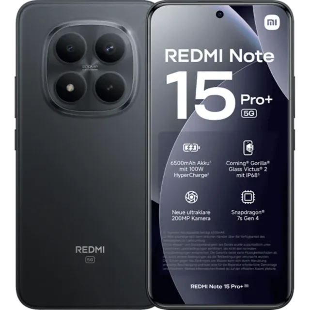 XIAOMI Redmi Note 15 Pro+ 5G Black