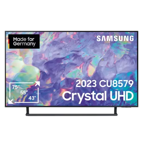 Samsung 43 Crystal UHD 4K CU8579 Schwarz