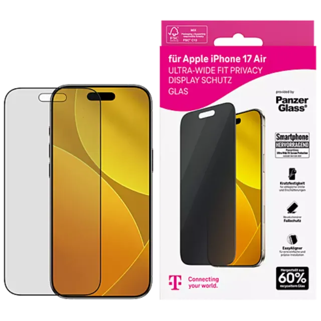PanzerGlass Privacy Glass Apple iPhone Air Transparent