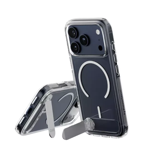 PanzerGlass CARE Feature Case Kickstand & MagSafe iPhone 17 Pro Transparent