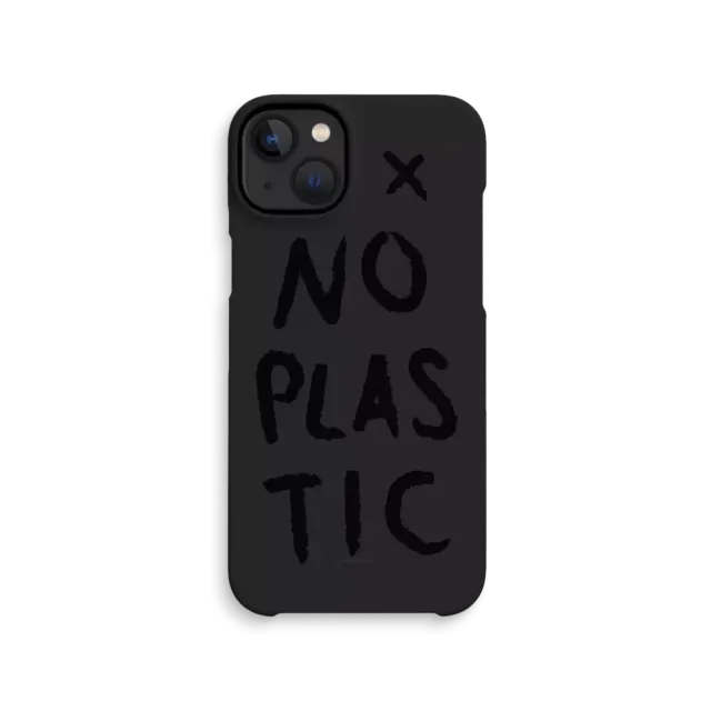 agood Back Case No plastic iPhone 14 Plus Charcoal Black