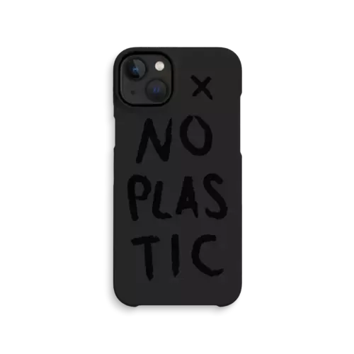 agood Back Case No plastic iPhone 14 Plus Charcoal Black