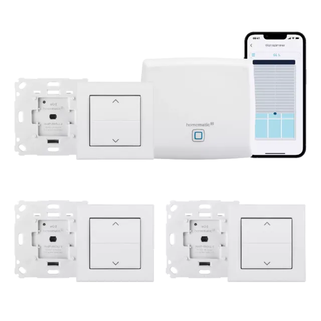 Homematic IP Starter Set Beschattung + Rollladenaktor + Pfeiltaste