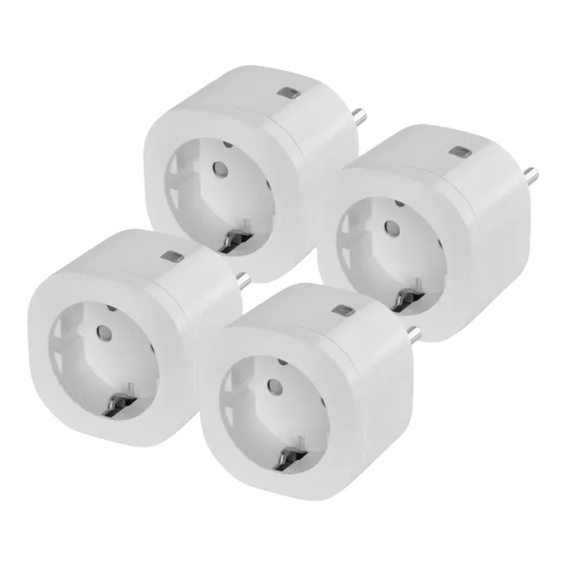 Omajin Smarter Zwischenstecker 4er Bundle Weiß