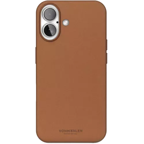 Vonmählen Like Leather Case iPhone 16 Plus Brown