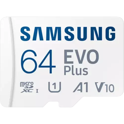 Samsung microSD Card EVO Plus 64 GB Blau