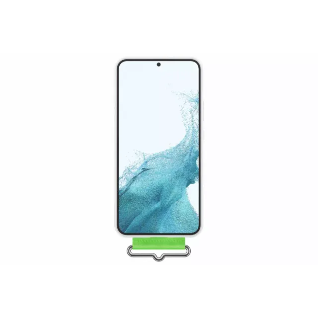 Samsung Galaxy S22+ Silicone Cover Strap Weiß