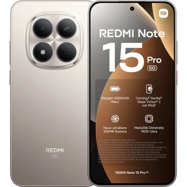 XIAOMI Redmi Note 15 Pro 5G Titanium