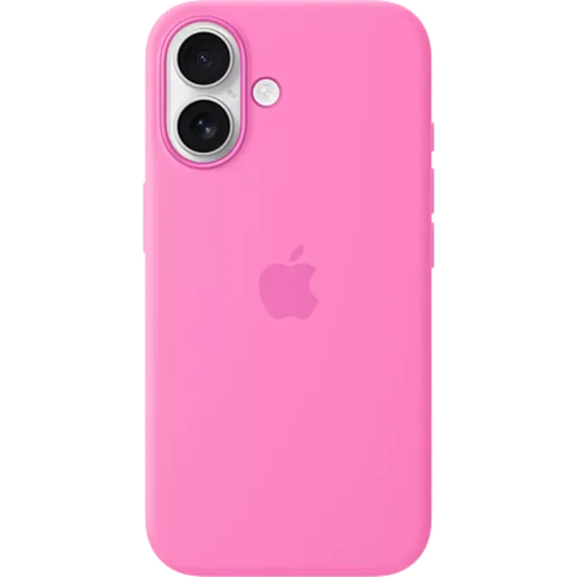 Apple Silikon Case iPhone 16 Pfingstrose