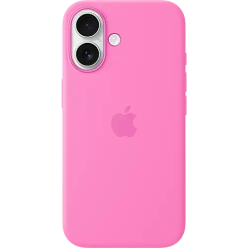 Apple Silikon Case iPhone 16 Pfingstrose