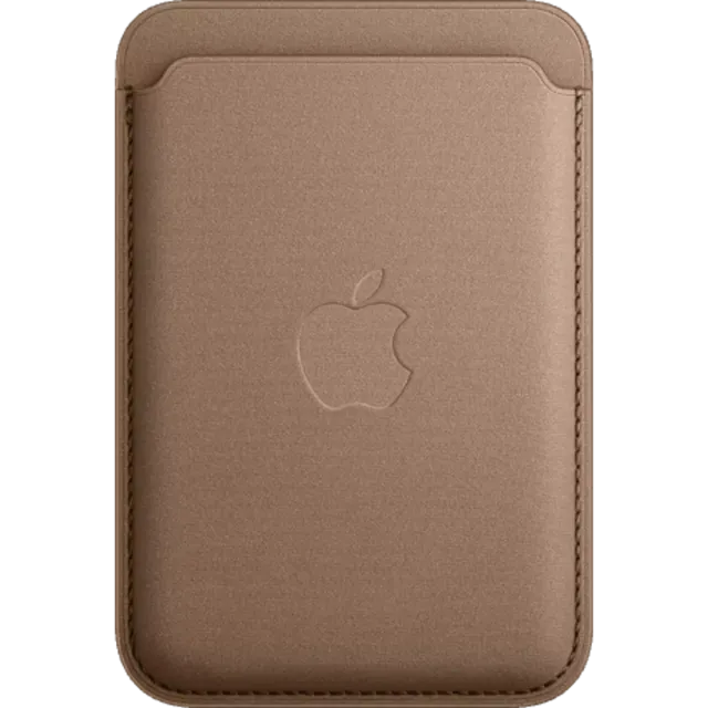 Apple iPhone Feingewebe Wallet mit MagSafe Taupe