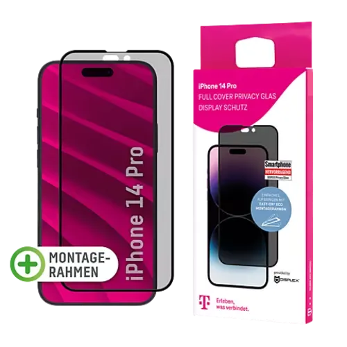 Displex Privacy Display Glas Apple iPhone 14 Pro Transparent