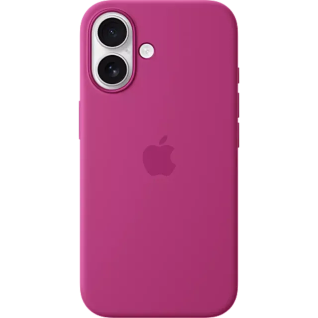 Apple Silikon Case iPhone 16 Fuchsia
