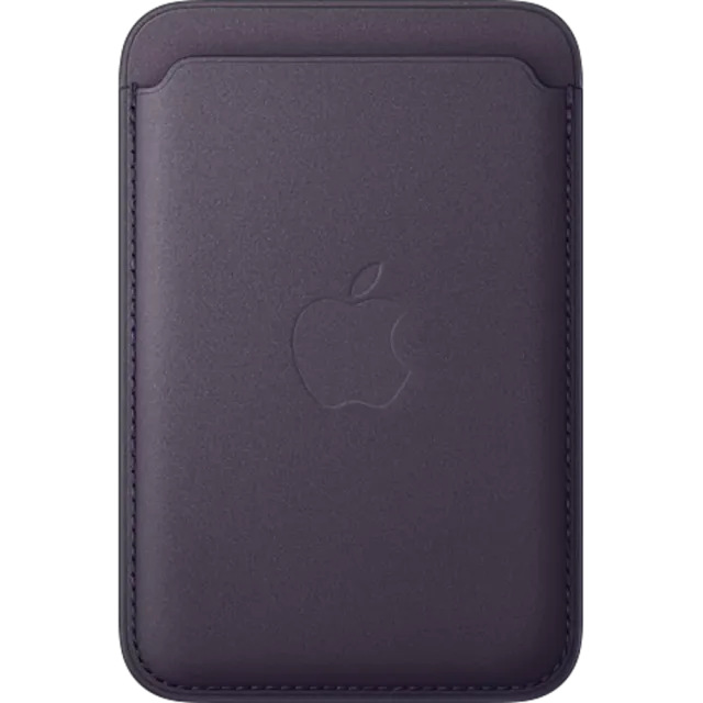 Apple iPhone Feingewebe MagSafe Wallet Violett