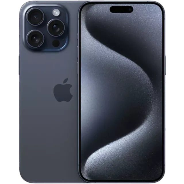 Apple iPhone 15 Pro Max Titan Blau