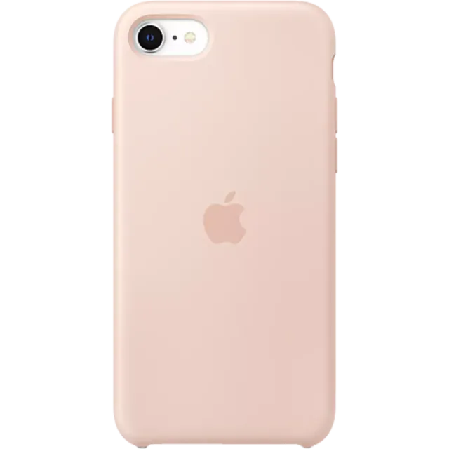 Apple Silikon Case iPhone SE Kalkrosa