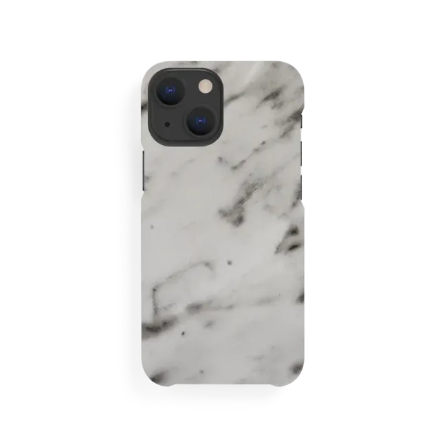 A Good Green Magenta Case für Apple iPhone 13 Mini White Marble