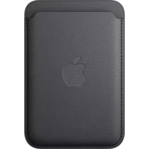 Apple iPhone Feingewebe Wallet mit MagSafe Schwarz