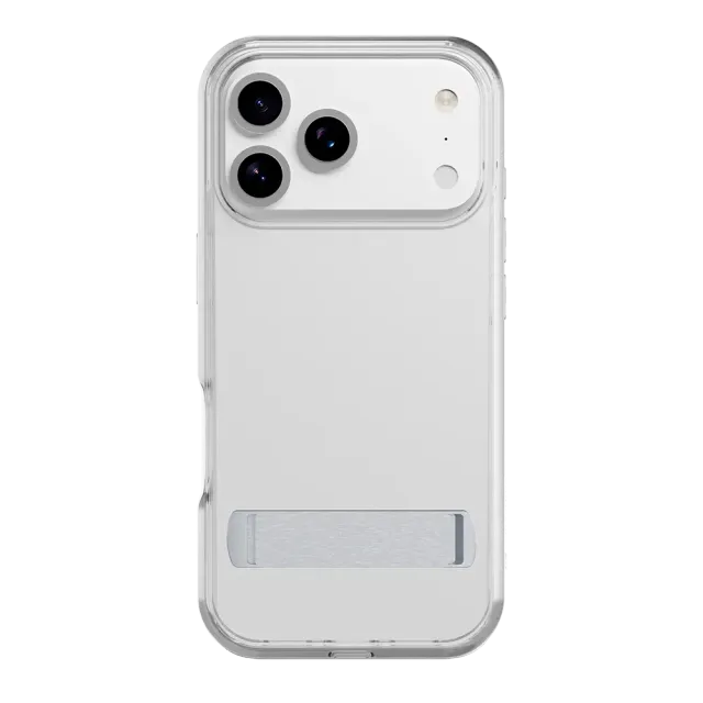 Cellularline Clear Stand Case für Apple iPhone 17 Pro Transparent