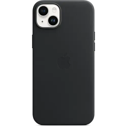 Apple Leder Case iPhone 14 Plus Mitternacht
