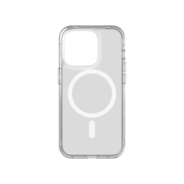 Tech21 Evo Clear Case Kompatibel mit MagSafe für iPhone 14 Pro Transparent
