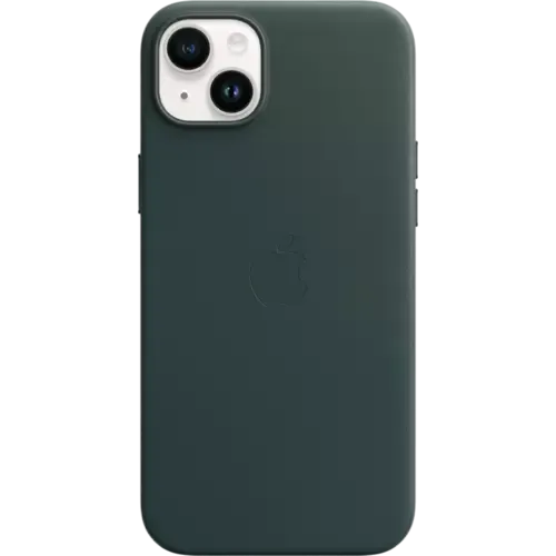 Apple iPhone 14 Plus Leder Case mit MagSafe Waldgrün