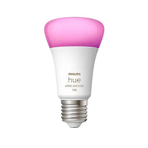 Philips Hue White & Col. Amb. E27 Einzelpack 75W Weiß