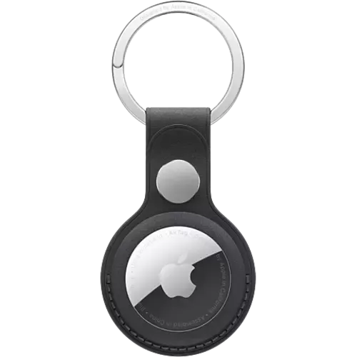 Apple Airtag Schlüsselanhänger Feingewebe Schwarz