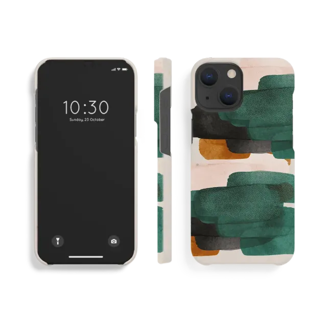 A Good Green Magenta Case für Apple iPhone 13 Mini Teal Blush