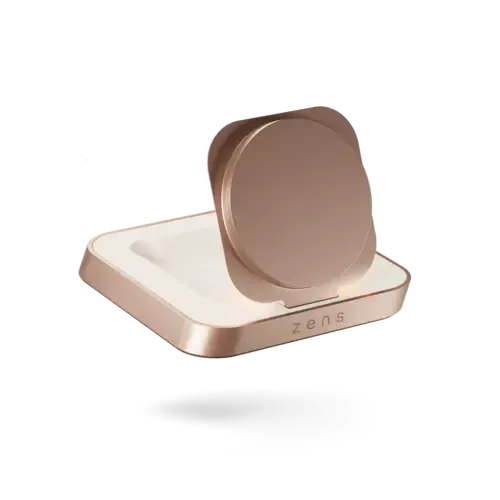 Zens Magnetic Nightstand Charger Copper