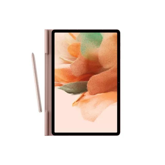 Samsung Galaxy Tab S8 Plus/S7/S7 FE Book Cover Pink Pink