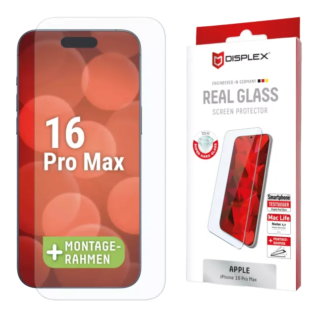 Displex Real Glass iPhone 16 Pro Max Transparent
