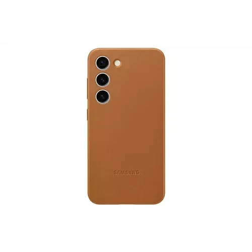 Samsung Galaxy S23 Leather Case Camel