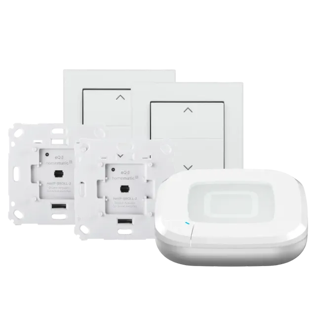 Homematic IP Starter Set Rollladensteuerung Hellgrau