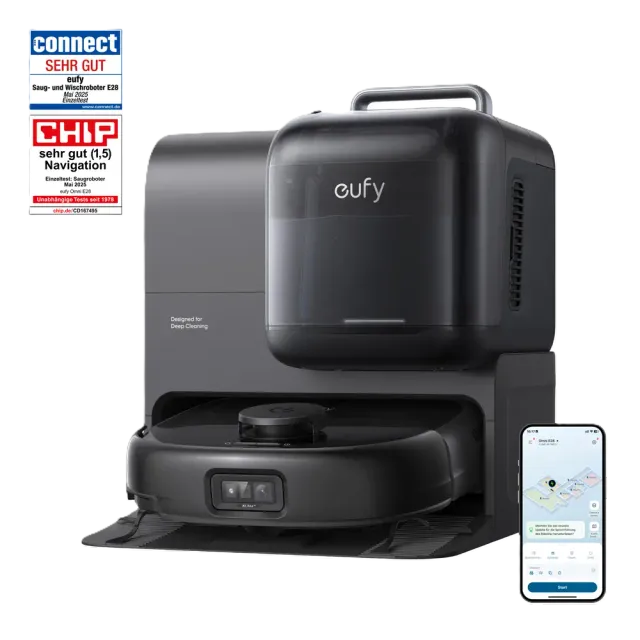 Eufy Robot Vacuum Omni E28 Schwarz