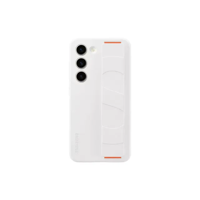 Samsung Galaxy S23 Silicone Grip Case Weiß