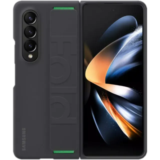 Samsung Silicone Grip Cover für Galaxy Fold 4 Black