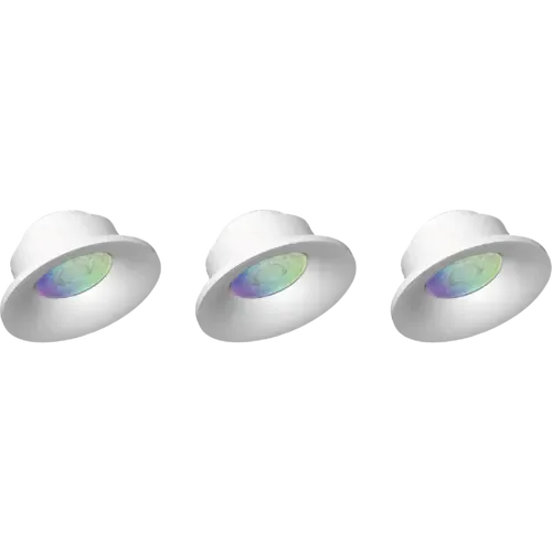 tint Spotlights, white+color, 3x, Weiß