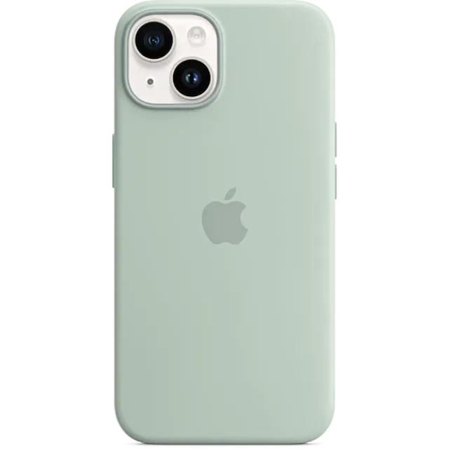 Apple Silikon Case iPhone 14 Plus Agavengrün