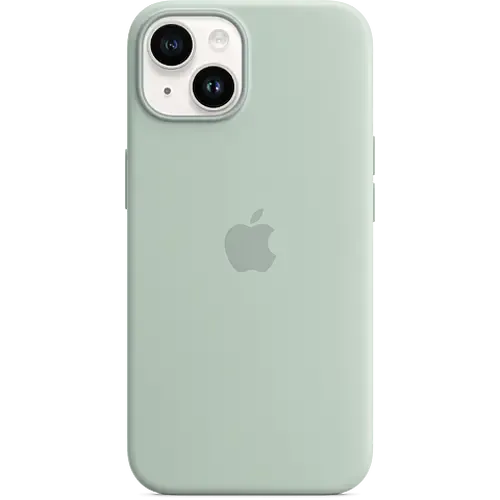 Apple Silikon Case iPhone 14 Plus Agavengrün