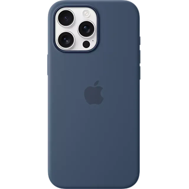 Apple Silikon Case iPhone 16 Pro Max Denim