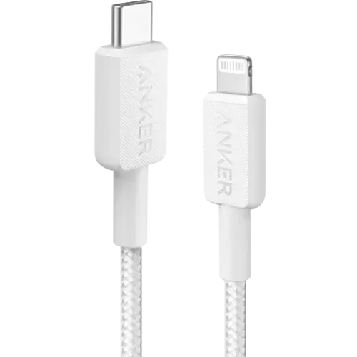 Anker USB-C auf Lightning Kabel 180cm Weiß