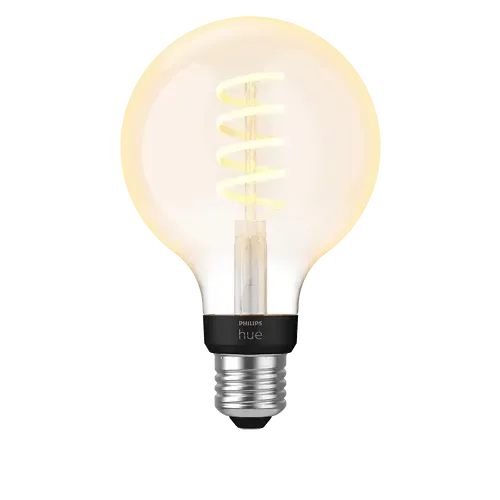 Philips Hue White Ambiance E27 Einzelpack Globe G93 Filament Weiß